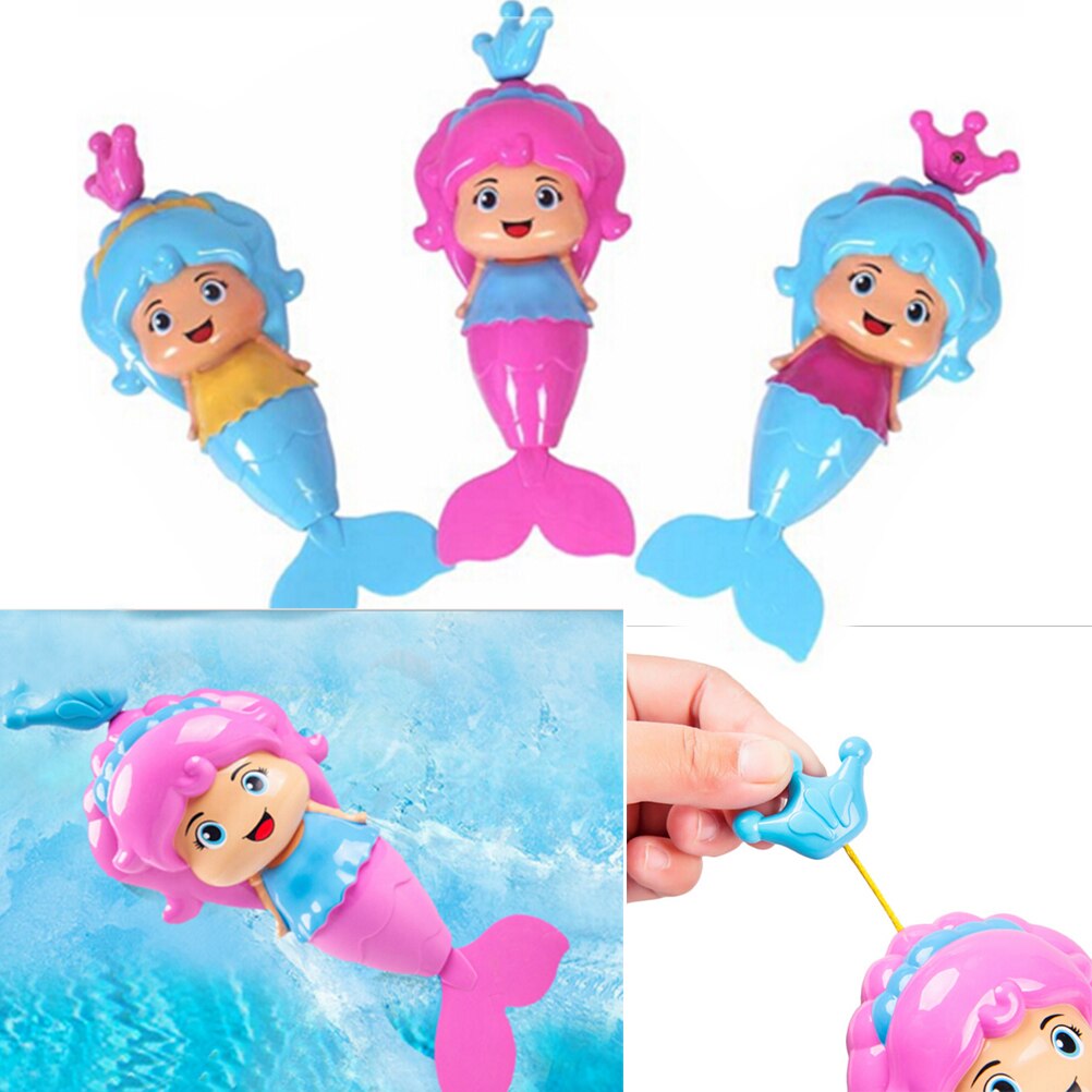 wind up mermaid bath toy