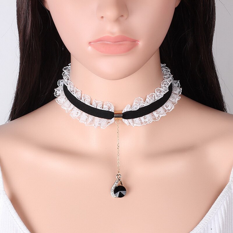 lace choker necklace