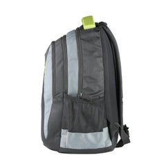 Mike Classic College Backpack - Grey & Black Mike Classic College Backpack - Grey & Black