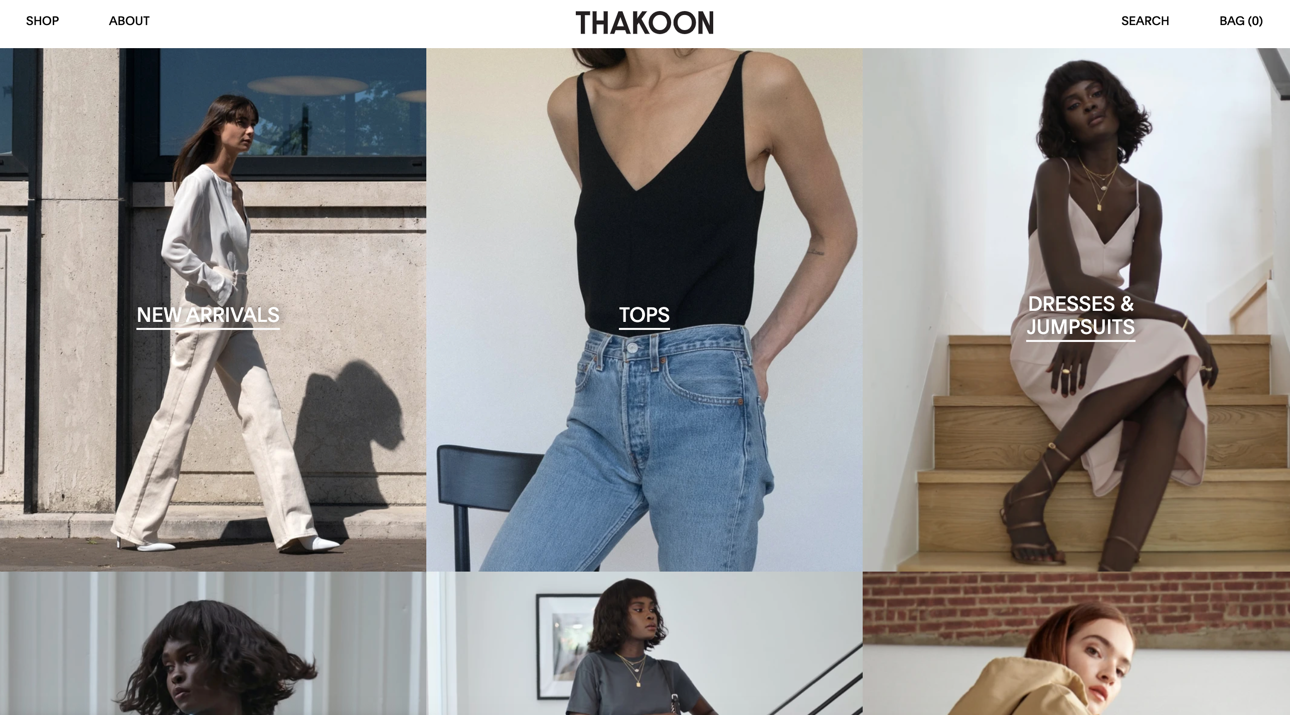 thakoon shopify luxury website