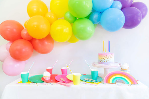 Rainbow Party Napkins Girls Birthday Celebration Pride Tableware Decoration 