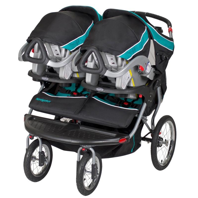 baby trend navigator double jogger stroller how to fold