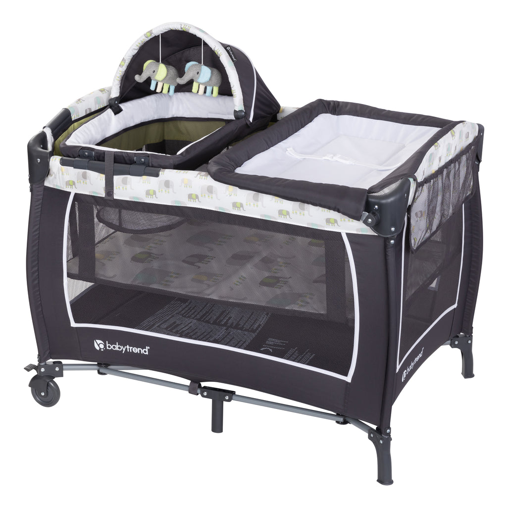 pack and play with bassinet and changing table