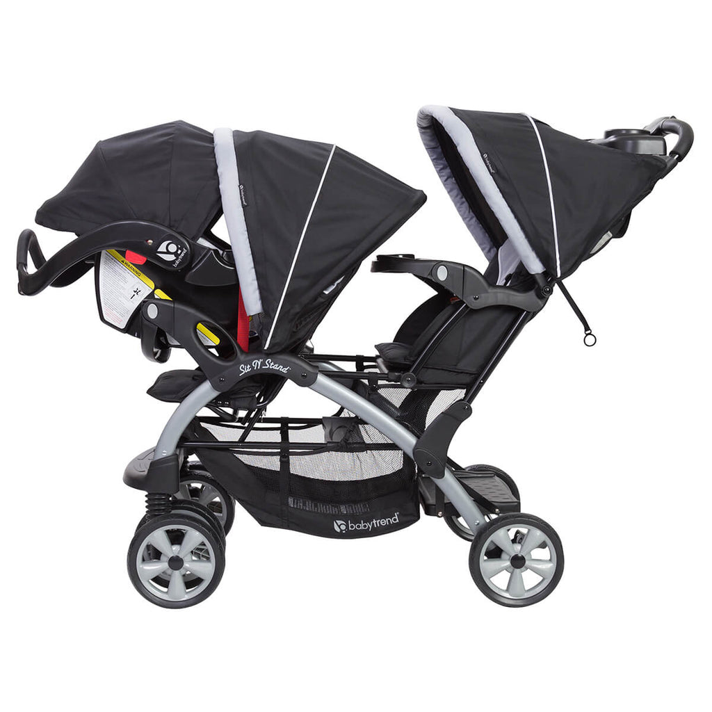 baby trend double stroller travel system