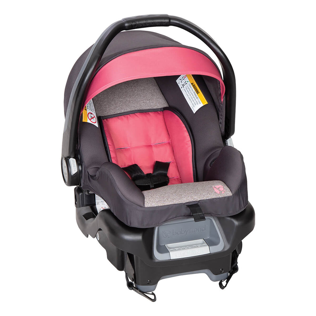 rose gold stroller and carseat
