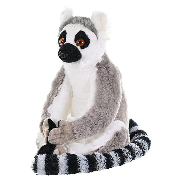 Stuffed Animal Cuddlekins12 Inches Gifts for Kids Wild Republic Red Ruffed Lemur Plush Plush Toy 