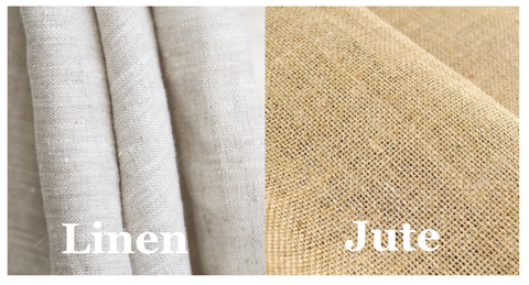 What is the difference between linen fabric and jute fabric?