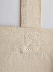 Natural Solid Color, Unprinted, Heavy Duty Canvas Tote Bags;