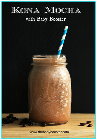 Kona Mocha Frap baby booster protein shake