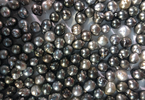 Tahitian Pearls we use for the Gece Gece Jewelry rings, earrings and necklaces