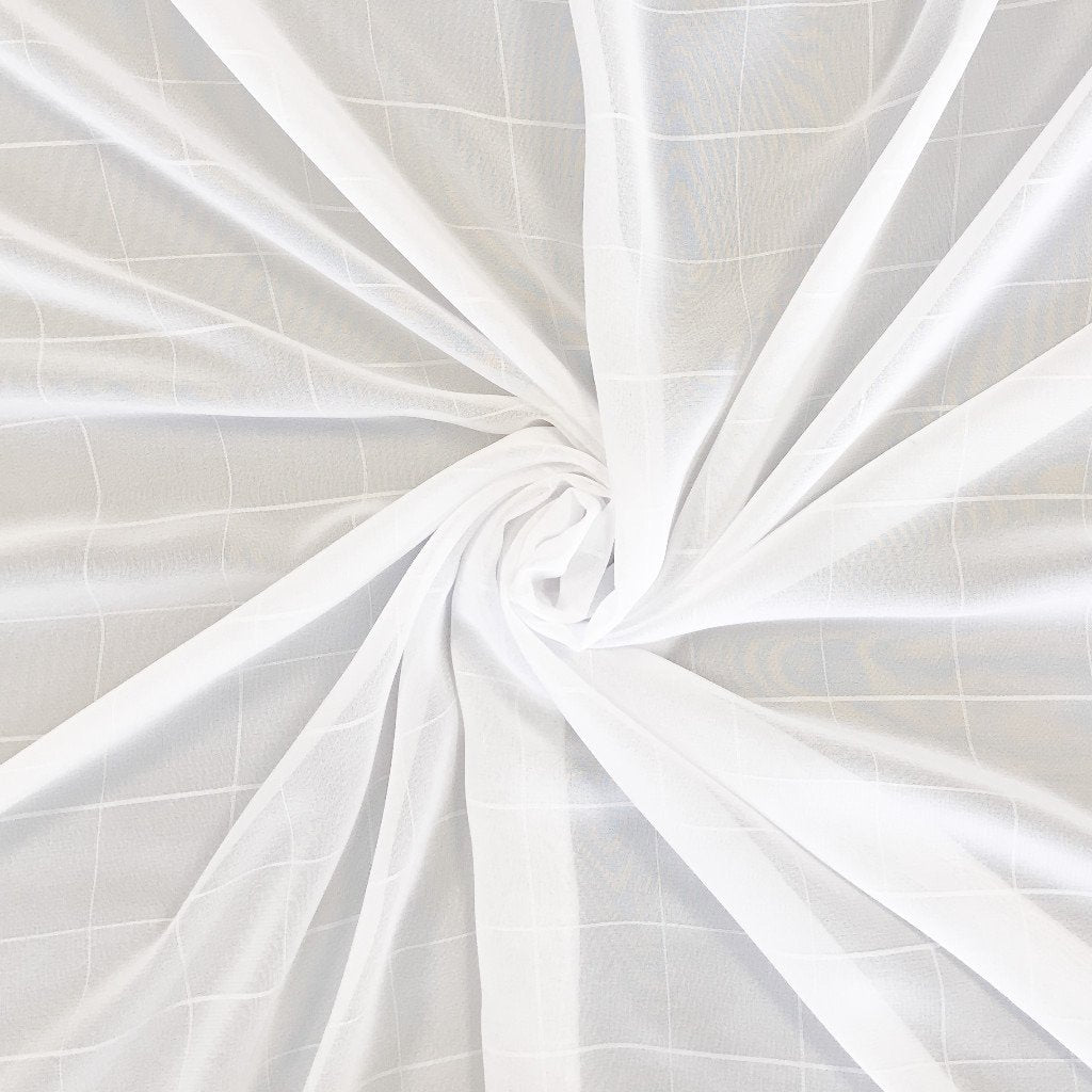 cheap white chiffon fabric