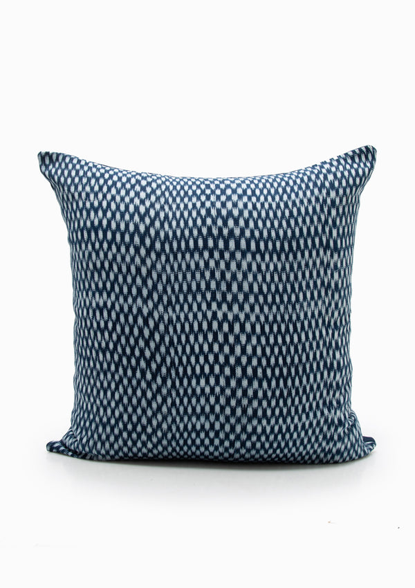 Peruvian Ikat Pillow, Blue | 20" x 20"
