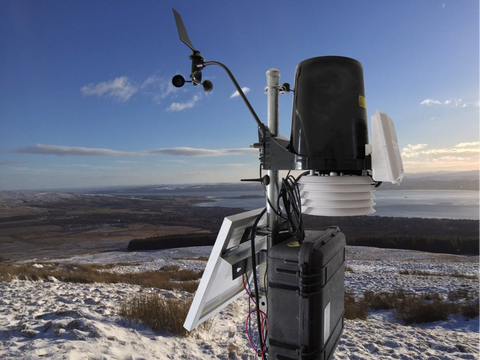 GSM weather station