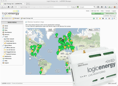 Portal web de monitoreo del viento de Logic Energy