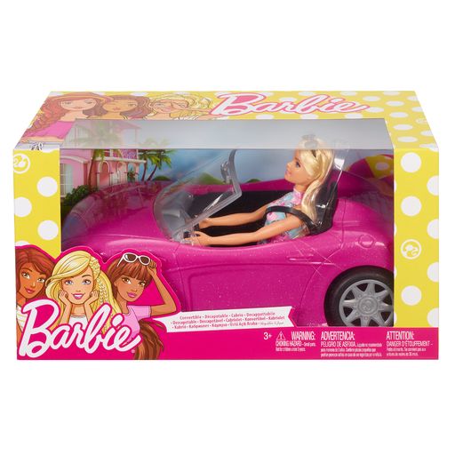 barbie doll mustang car