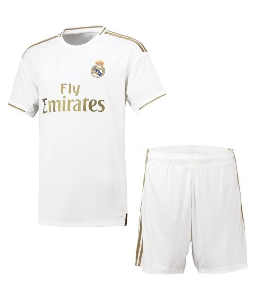 real madrid jersey and shorts