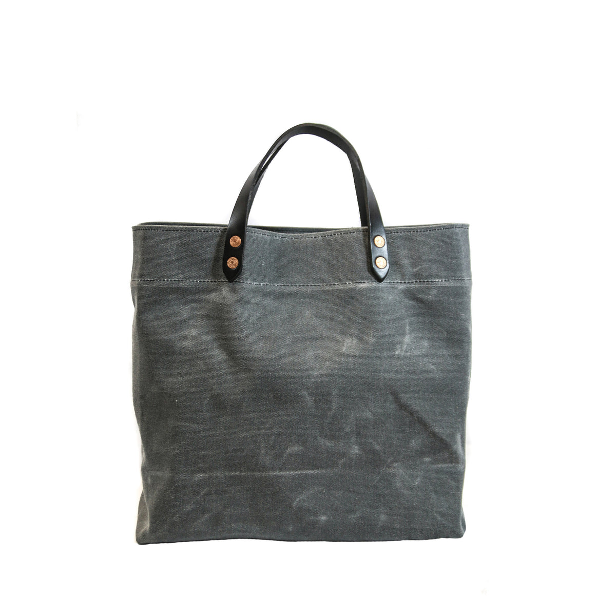 Grocery Tote | Waxed Canvas | Charcoal | Hardmill