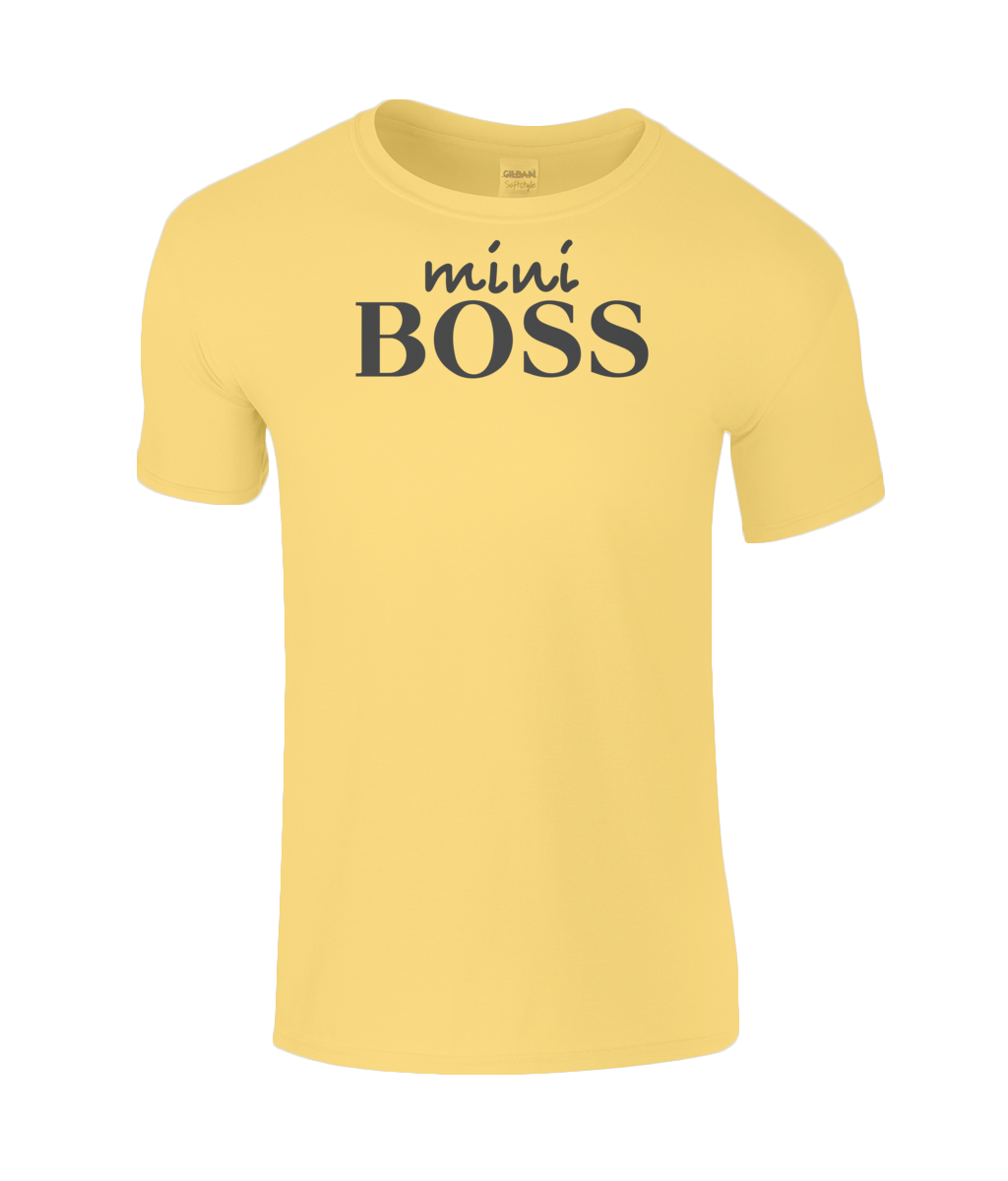 mini boss toddler shirt