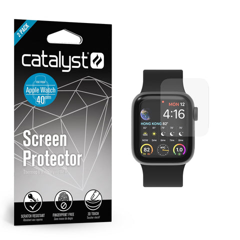 screen protector, HD clear, TPU, PET, plastic, Apple Watch, 2 pack