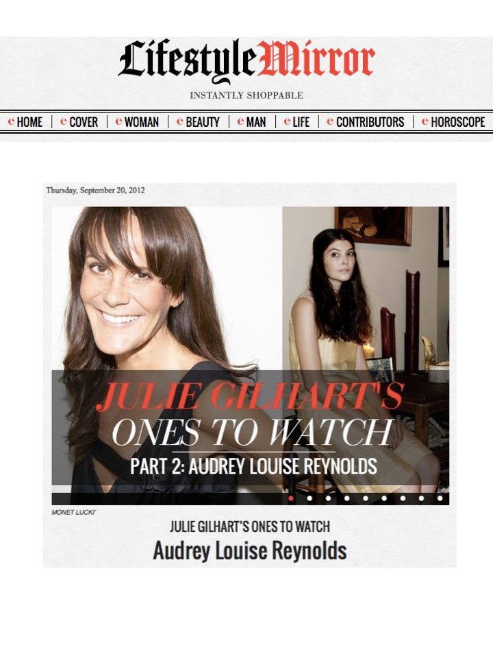 Ones to watch feature on Audrey Louise Reynolds
