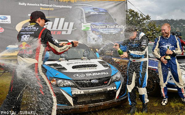 Travis Pastrana David Higgins Rally America Podium