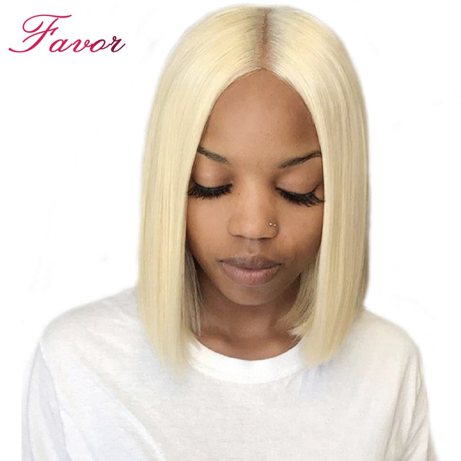 cheap short blonde human hair wigs