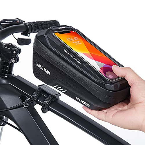 top tube bag with phone window