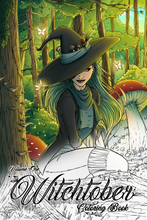 Load image into Gallery viewer, Witchtober Coloring Book: Volume One
