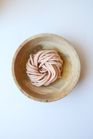 8mm Light Pink Macramé Rope