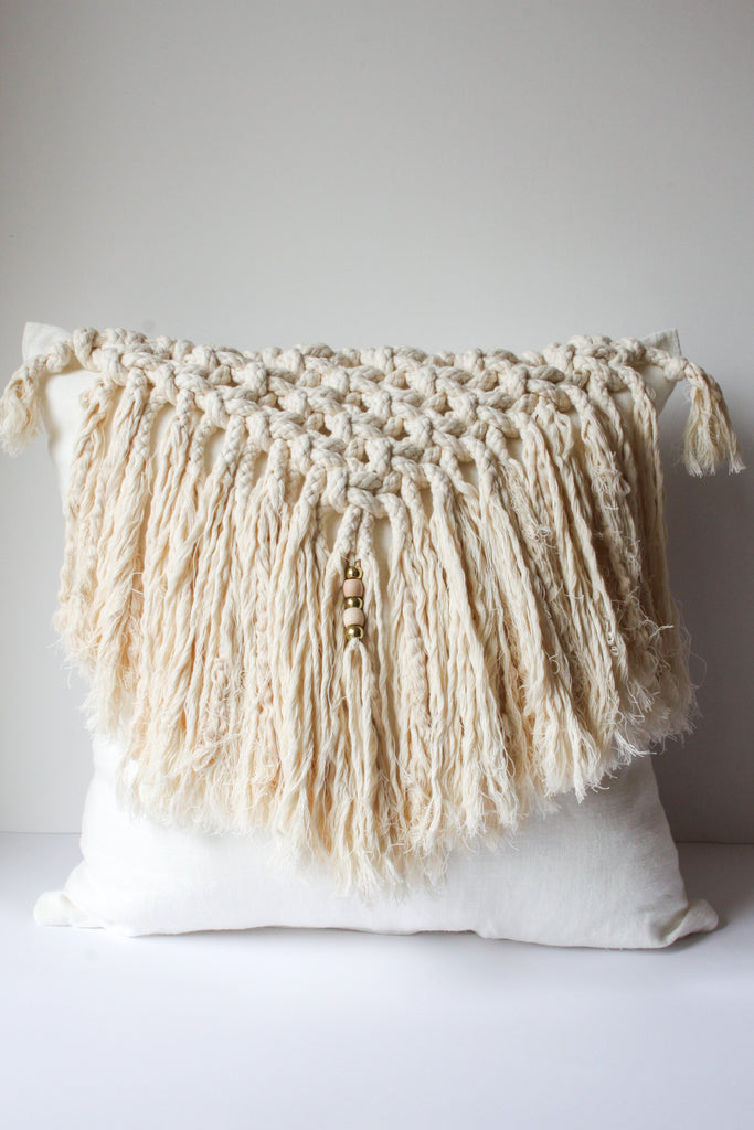 Bossa Macramé Pillowcase