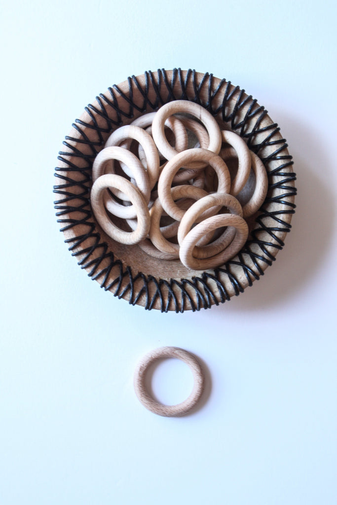 Pack of 3 Wooden Rings