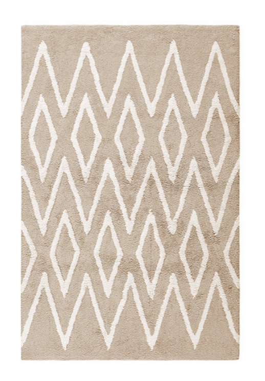 Bathmag ZigZag Beige Carpet