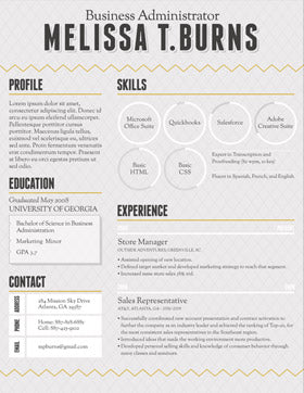 Resume Creative Industry Example resume