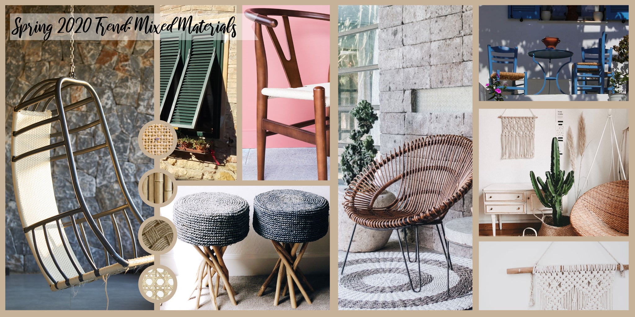 Spring 2020 Decor Trends: Mixed Materials