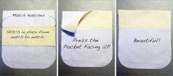 Attach the Pocket Bag Facing