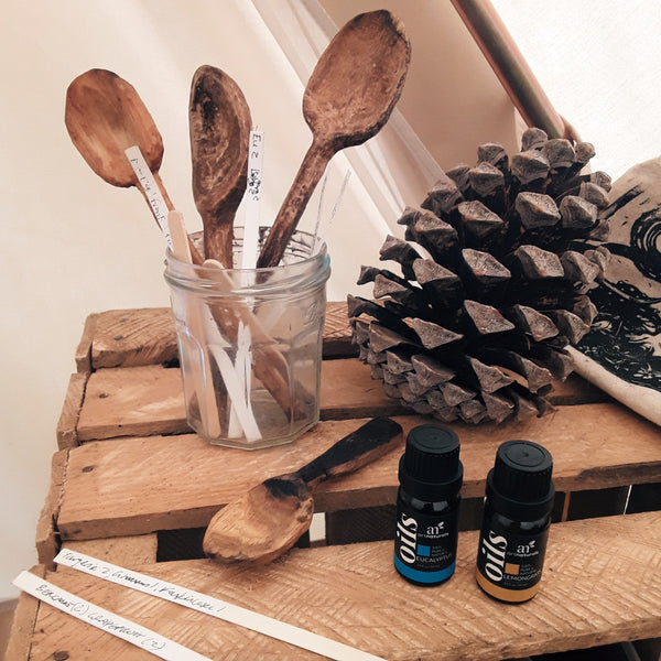 Aromatherapy and hand-carved spoons