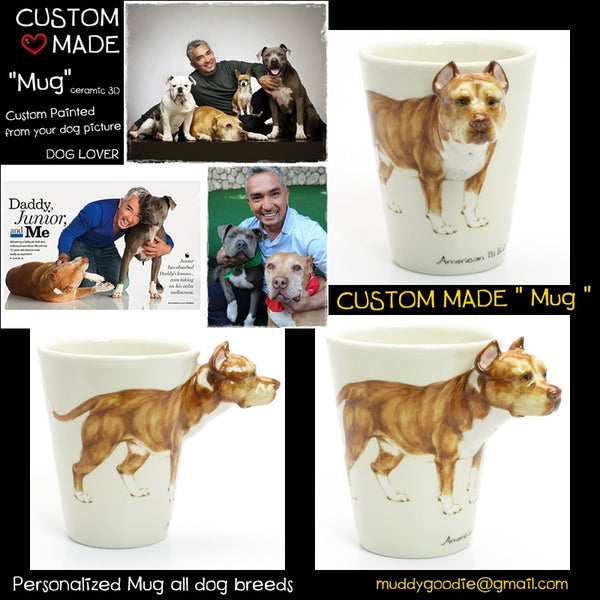 Custom Made Dog Mugs