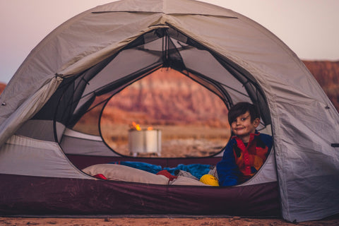 Camping in Ella's Wool style