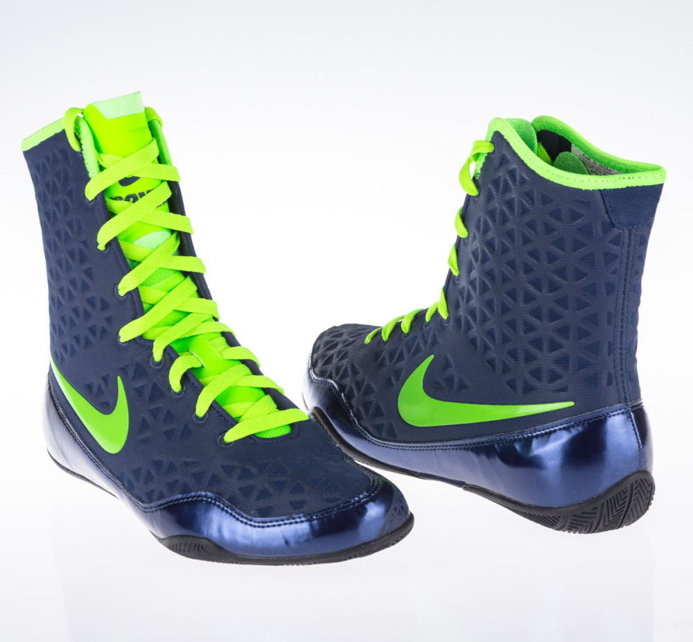 blue nike boxing boots