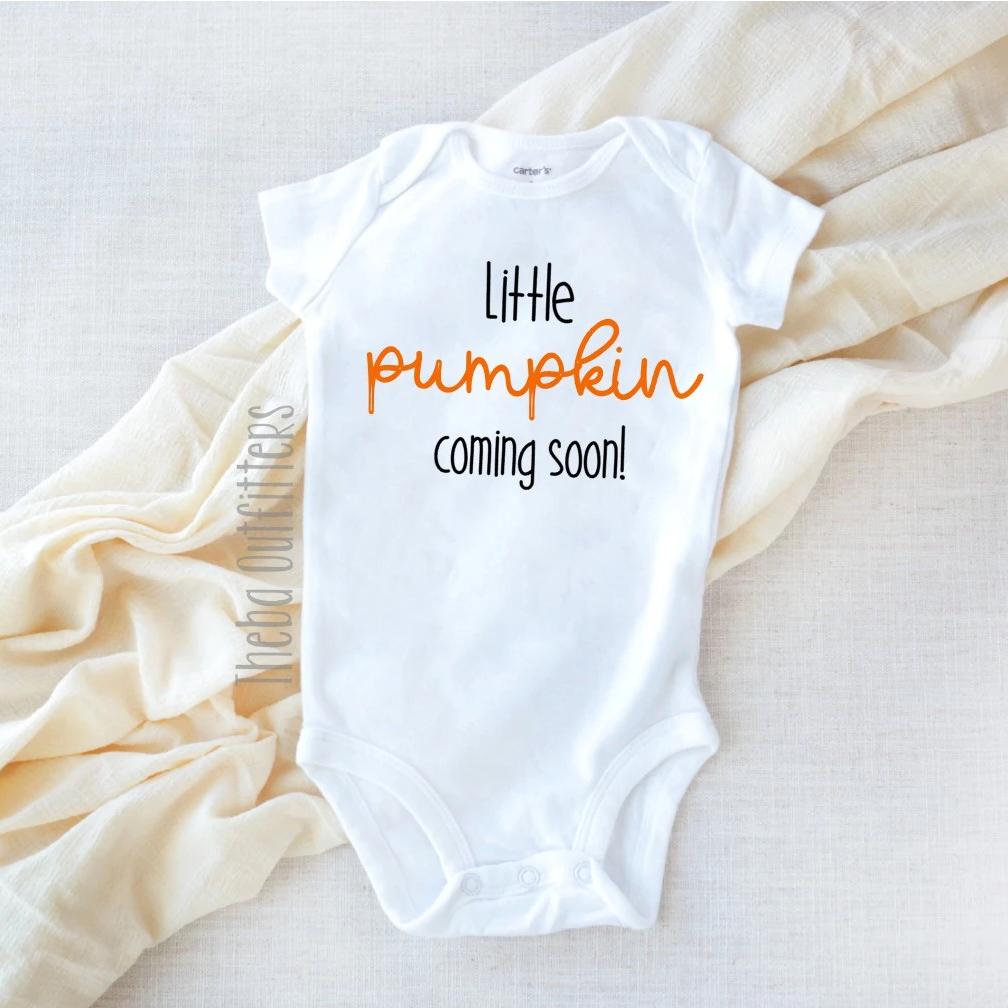 pumpkin onesie newborn