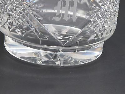 Hand cut lead Crystal bowl, Can be customized glass M - O'Rourke crystal awards & gifts abp cut glass