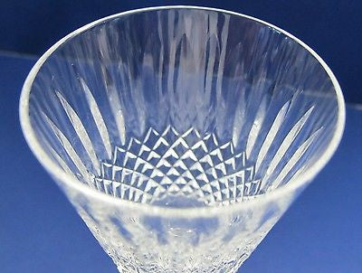 Signed Galway crystal Claddagh wine glass Crystal older Hand cut - O'Rourke crystal awards & gifts abp cut glass