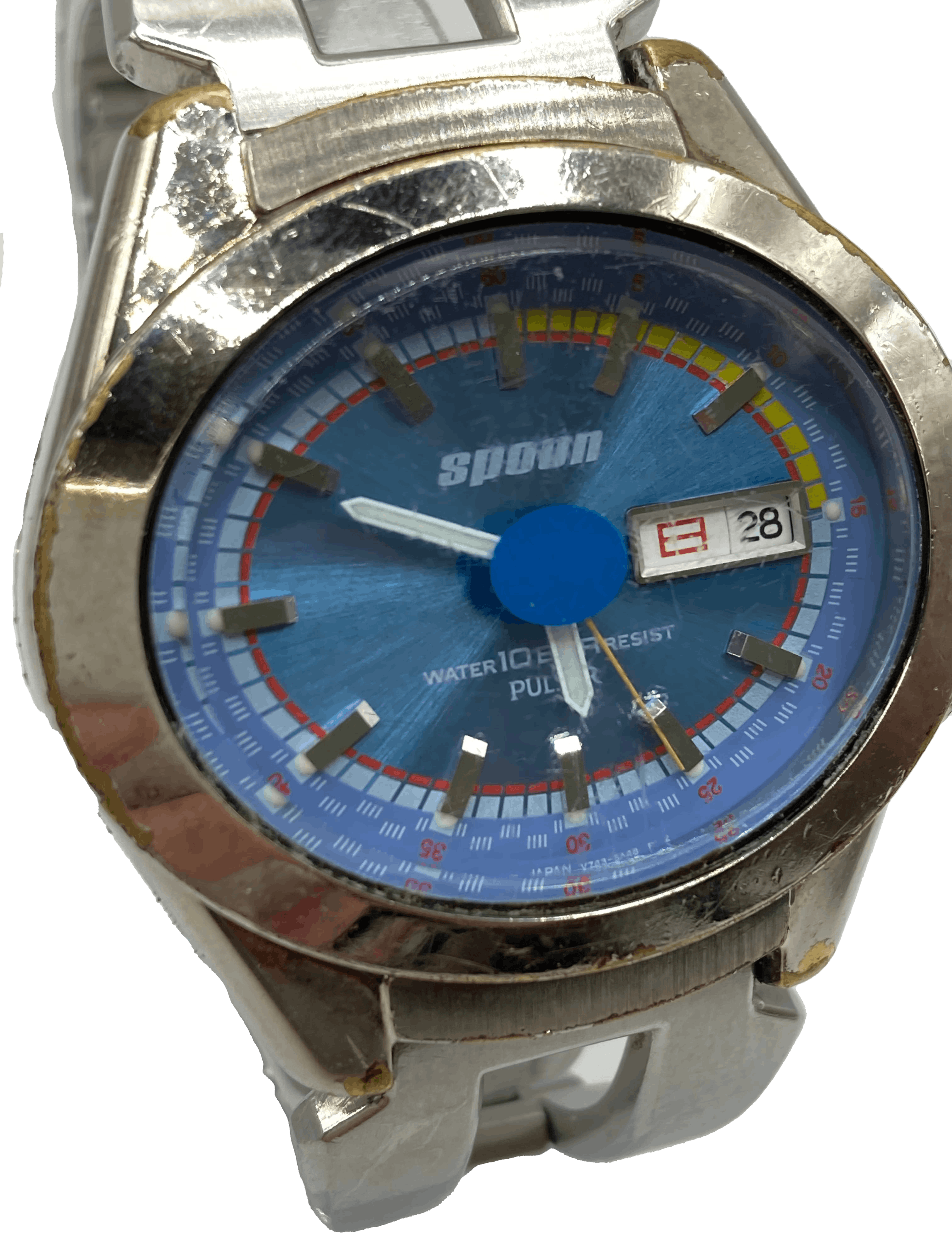 Airco Fietstaxi Luxe 80s/90s Vintage Spoon Japan Stainless Steel Watch By Pulsar by Seiko | Shop  THRILLING