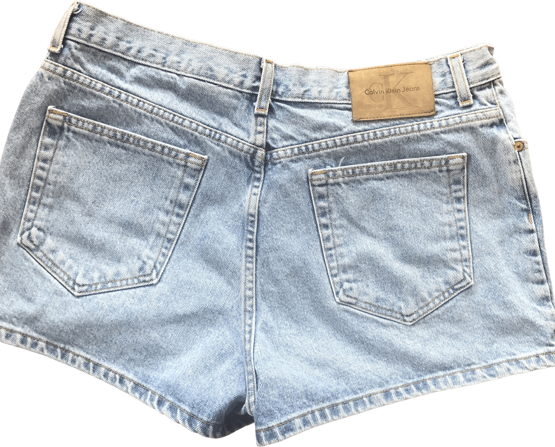 Vintage 90 S High Waisted Light Wash Mom Jeans Shorts By Calvin Klein Free Shipping Thrilling