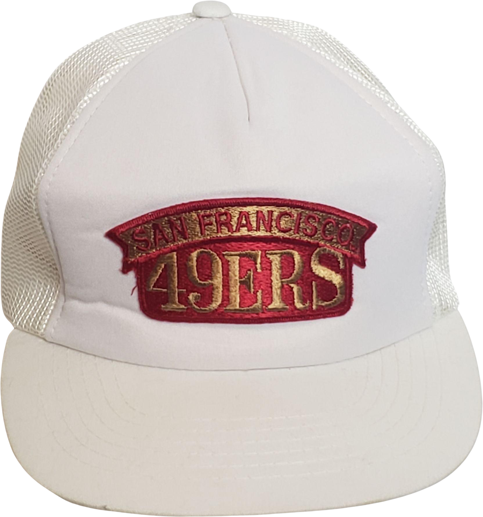 red 49ers trucker hat