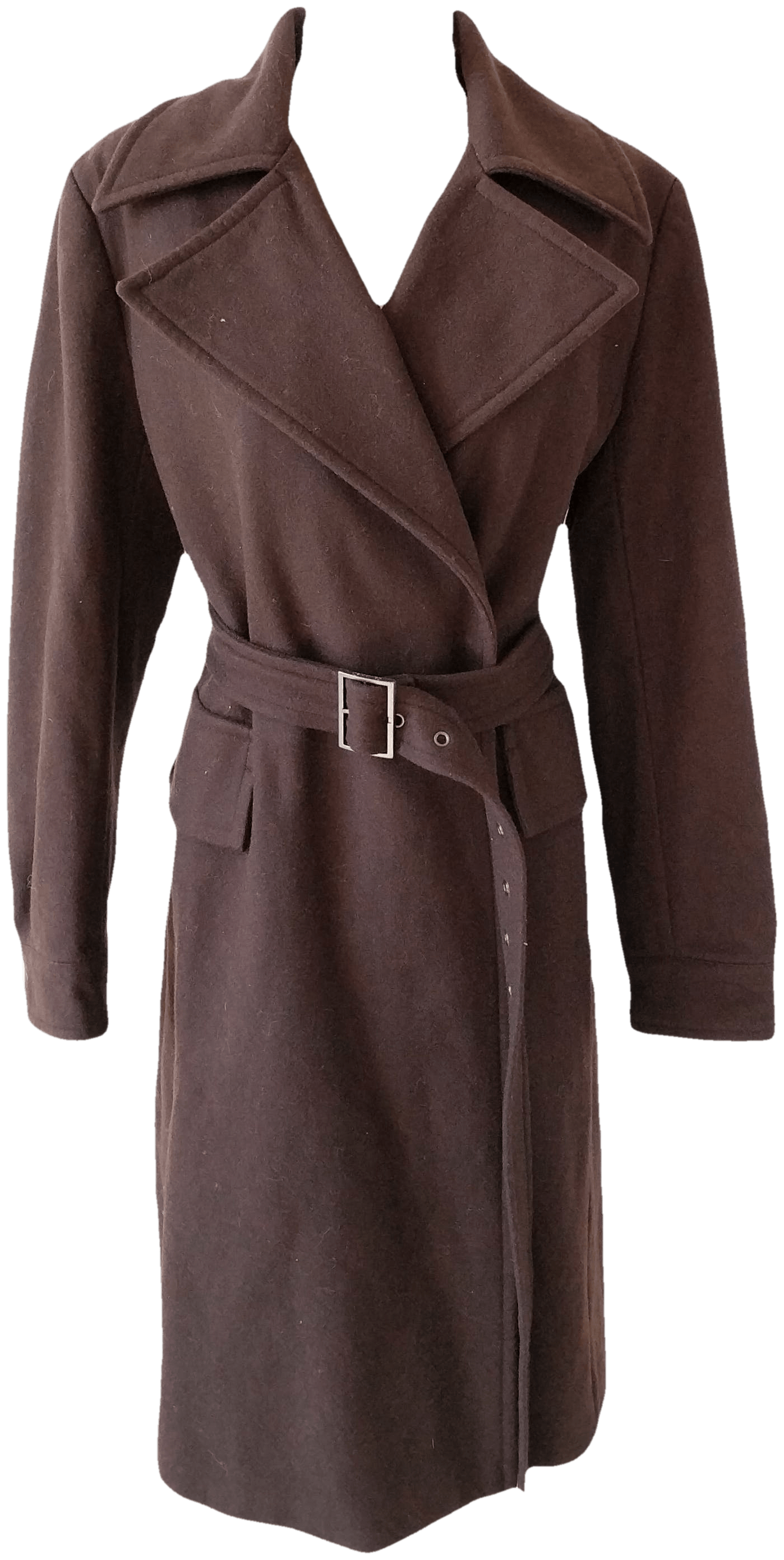 calvin klein wool trench coat