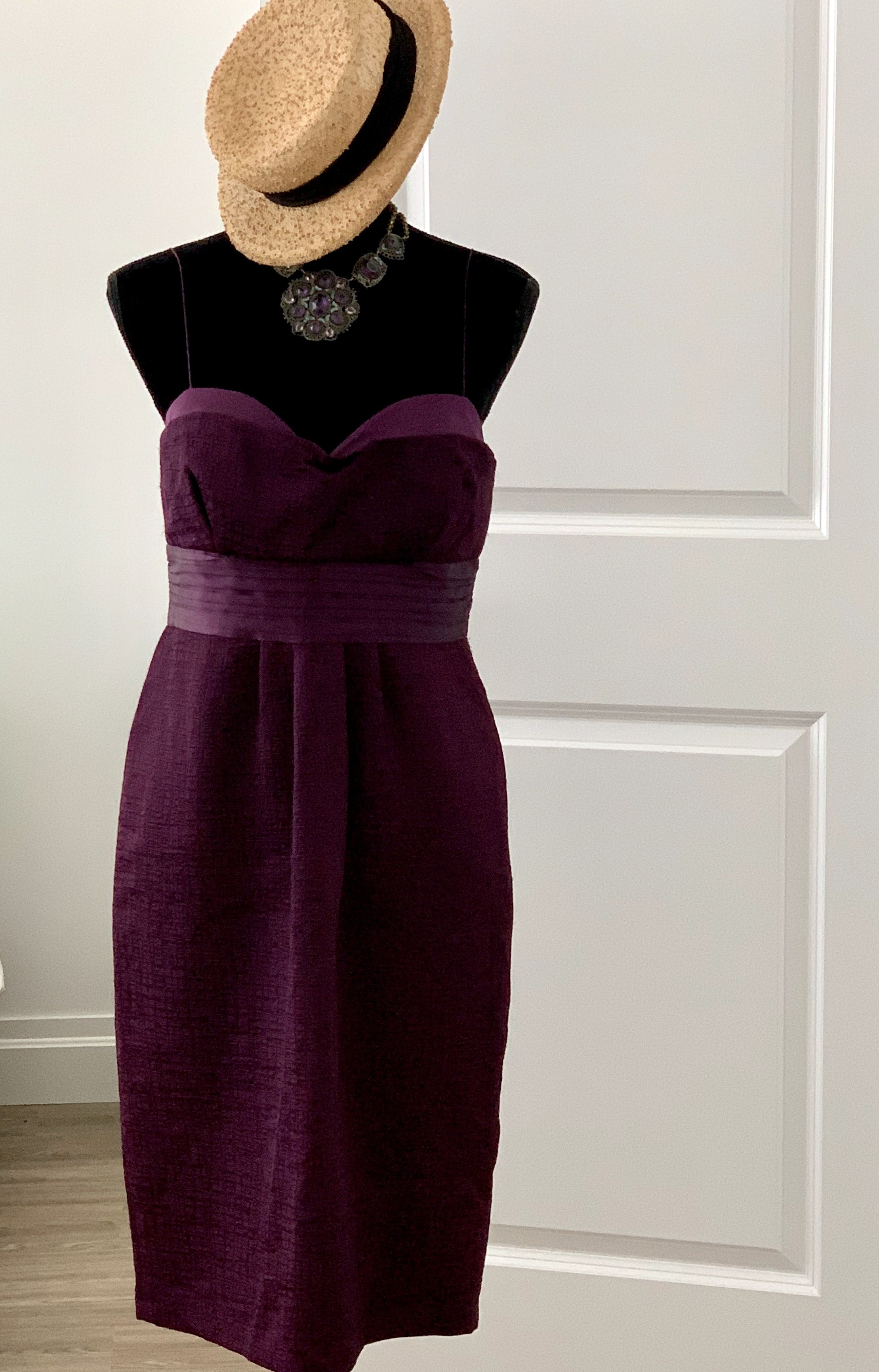grape purple dress