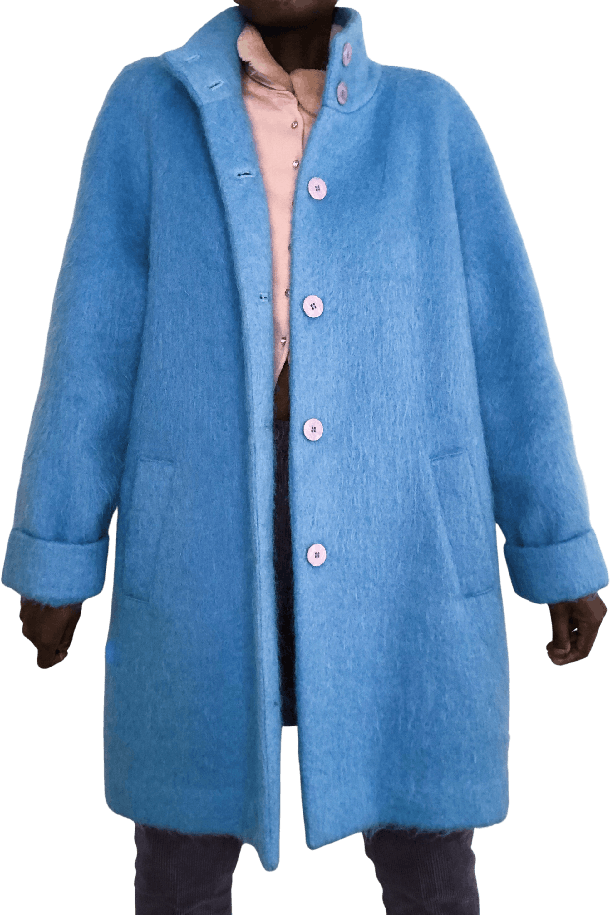 新品・未使用】Vennparm mohair cocoon coat-