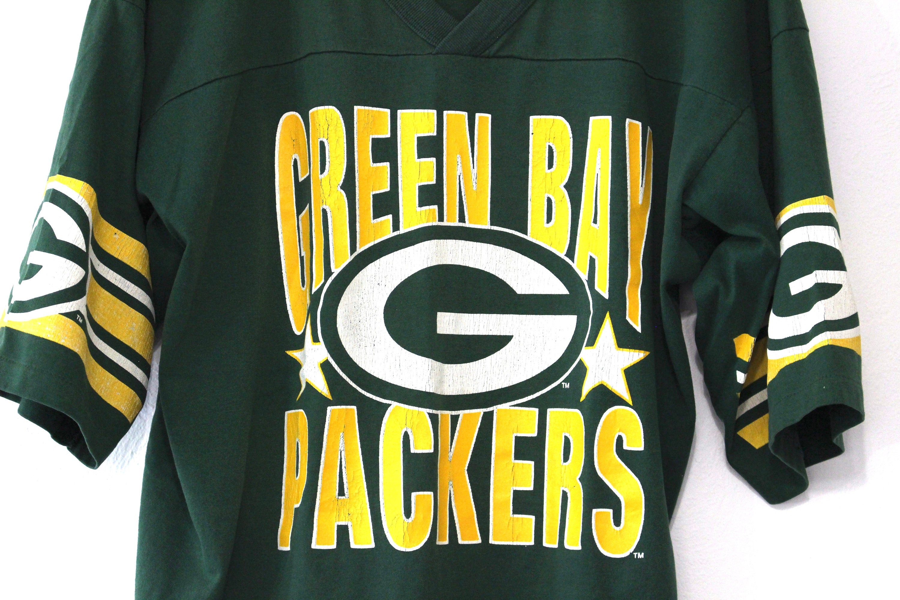 Vintage Green Bay Packers Football T-Shirt by Garan