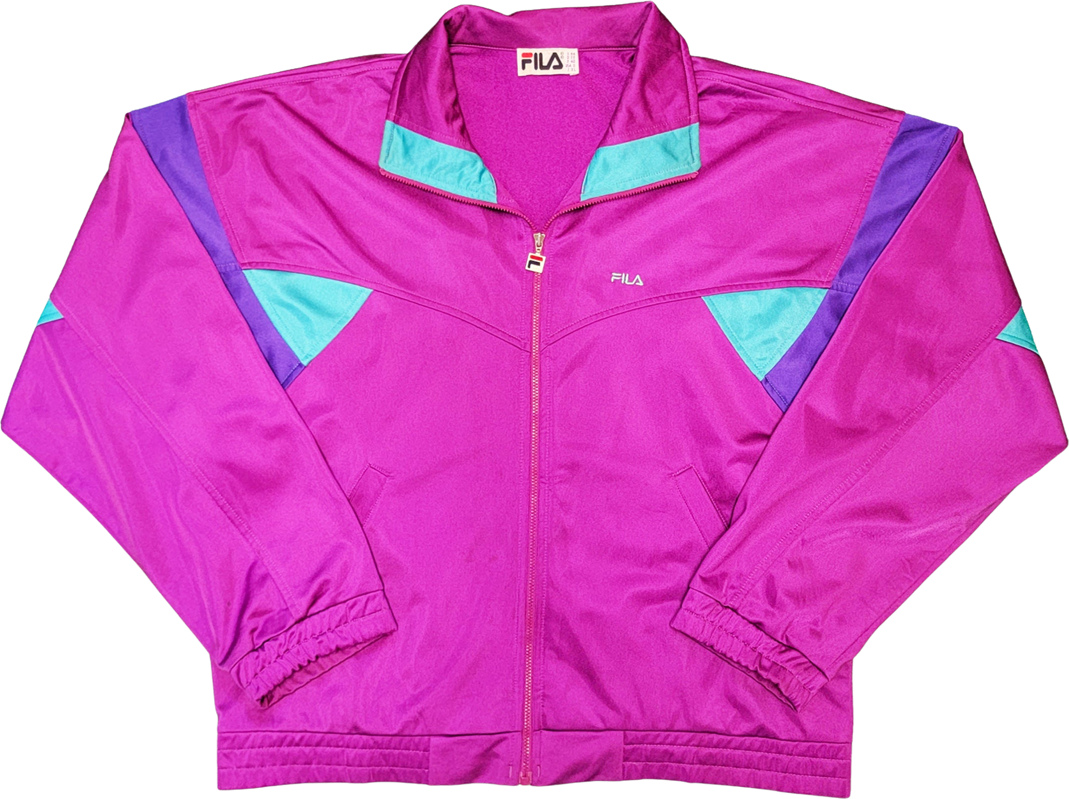 Fila 90s Track Jacket Color Light Coat Zipper Closure Men's by | Shop